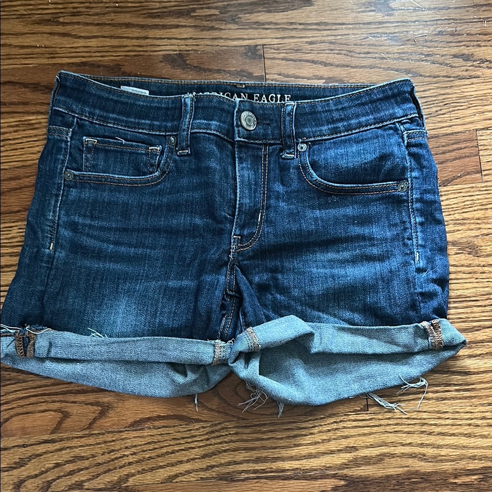 American Eagle Outfitters Dark Blue Denim